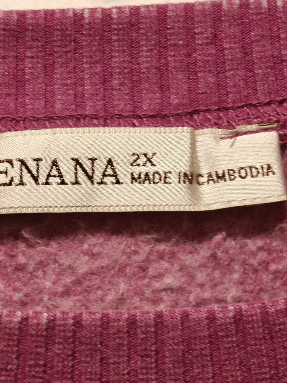 Zenana Just For You Distressed Pullover Sweatshirt NWOT - Picture 4 of 4